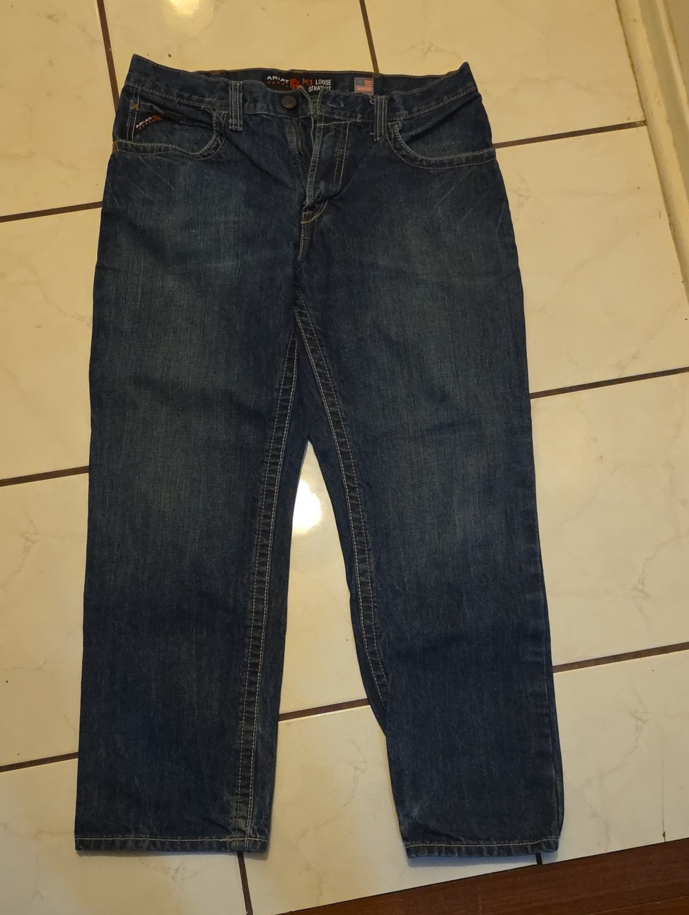 Ariat FR M3 Dark Blue Denim Jeans